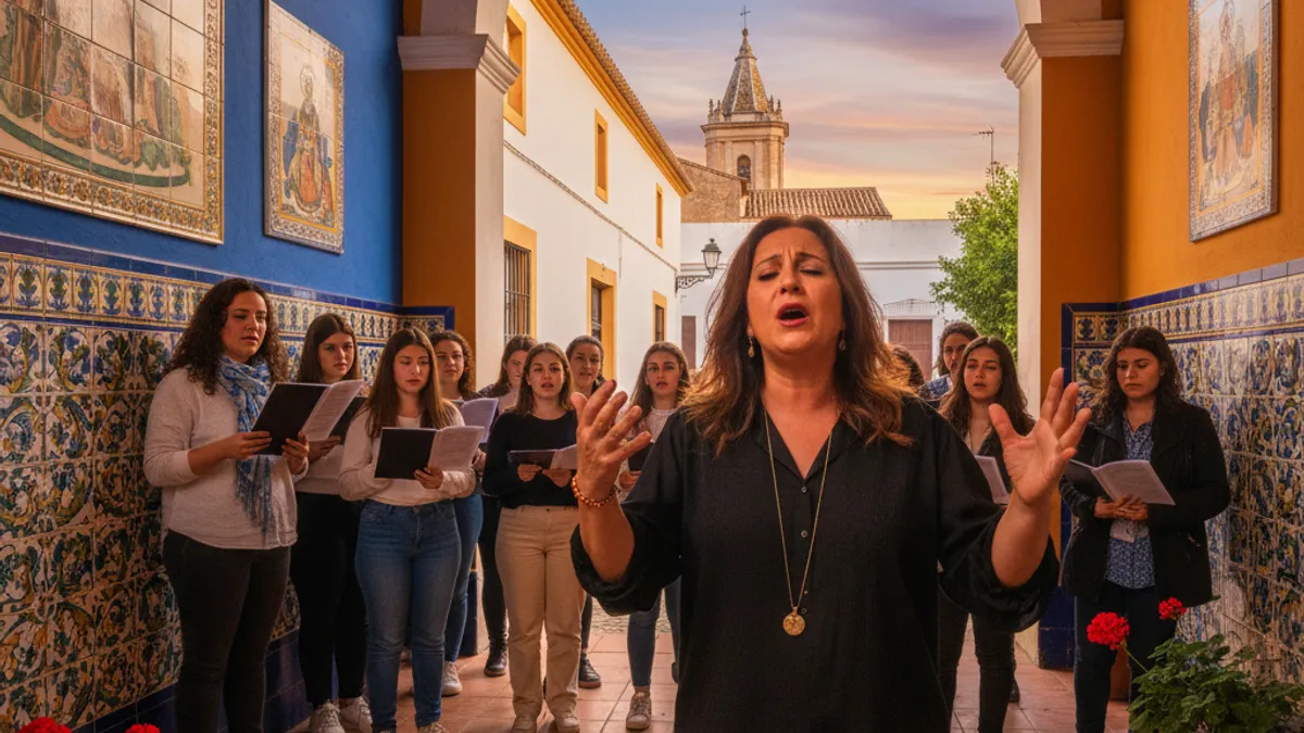 Aroa Cala abre su Escuela de Saetas en El Puerto: aprende gratis el cante que hace temblar las calles