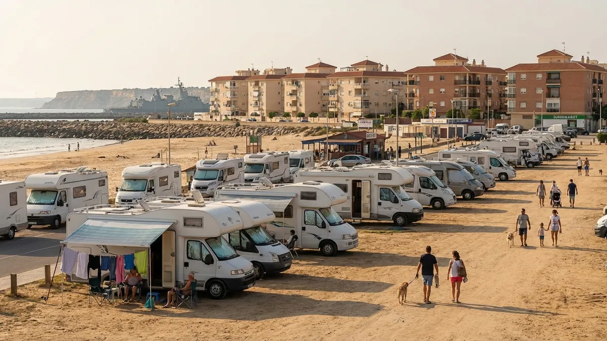 Autocaravanas en Fuentebravía: el fenómeno que crece en El Puerto