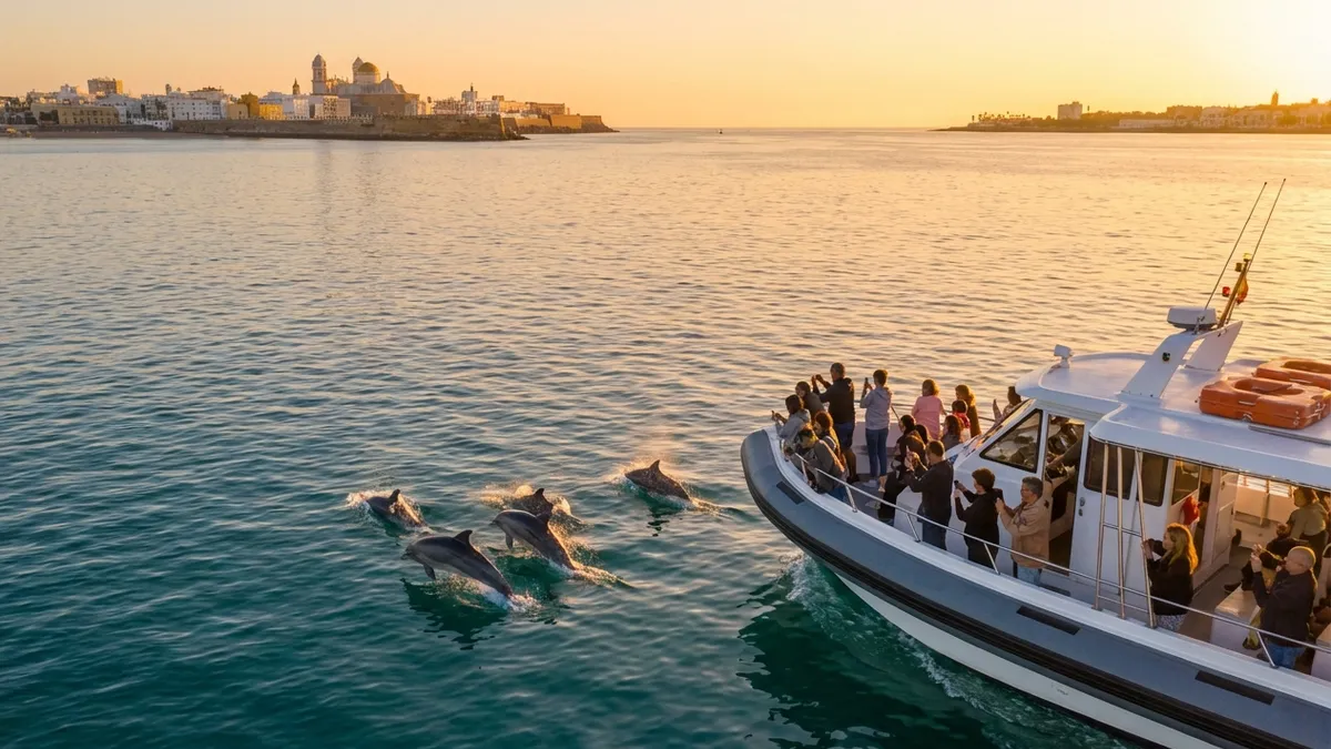 Avistamiento de delfines en la Bahía de Cádiz: excursiones desde El Puerto