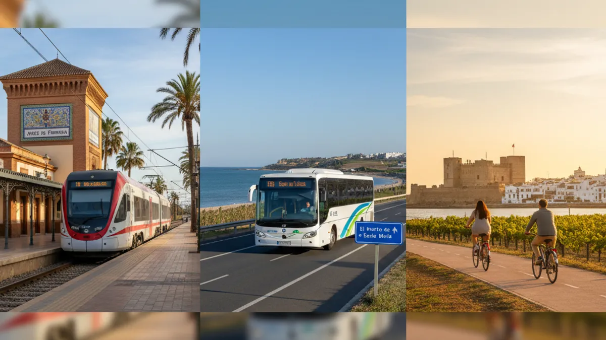 Cómo llegar a El Puerto desde Jerez: tren, bus y opciones