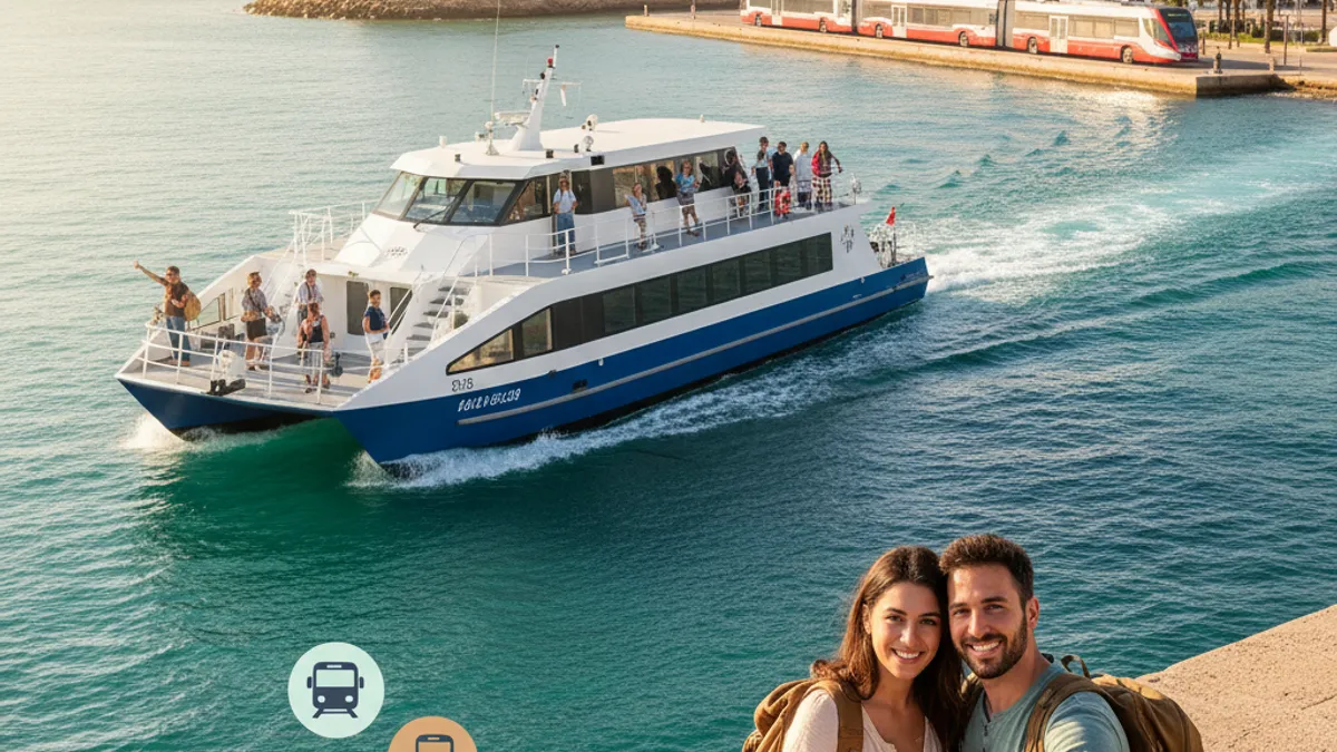 Cómo moverse entre El Puerto, Cádiz y Jerez sin coche: guía completa de catamarán, tren y autobús