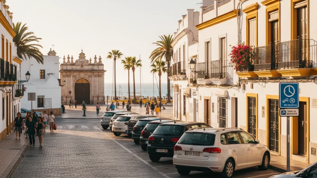 Dónde aparcar gratis en El Puerto: zonas azules, blancas y trucos locales