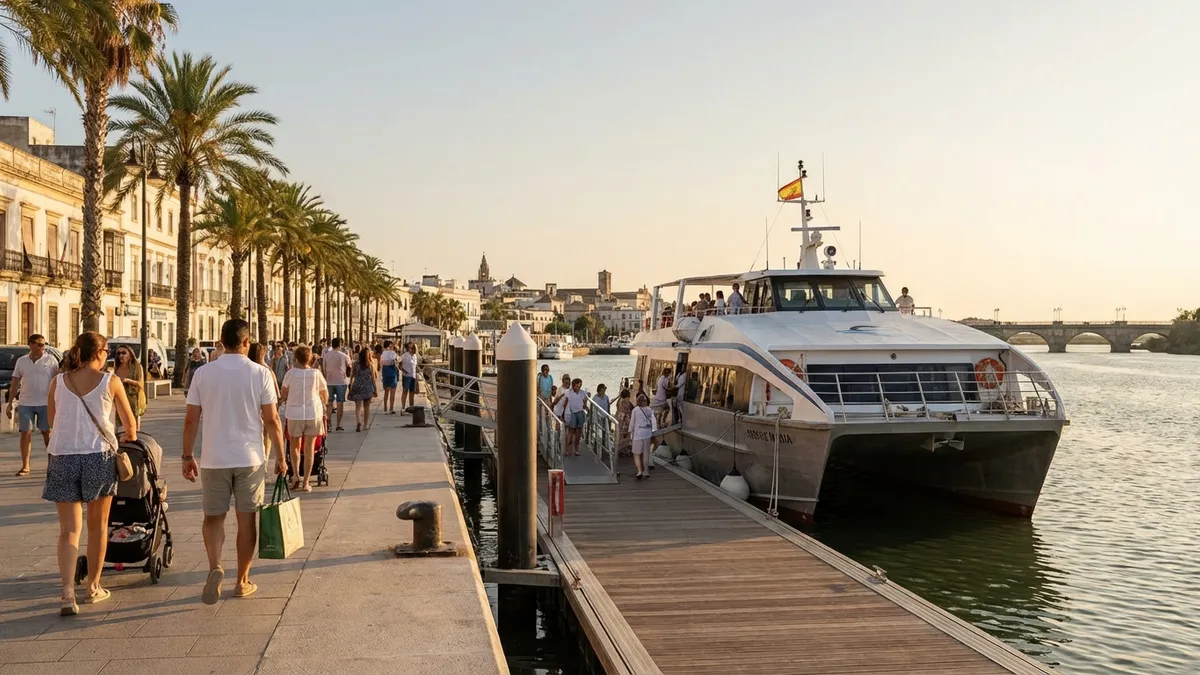 El Puerto estrena nuevo embarcadero para el catamarán de la bahía