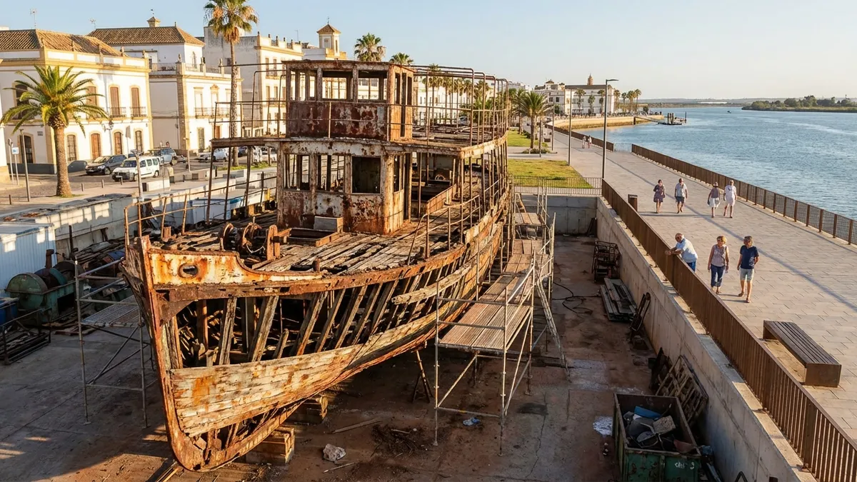 El renacer del Vapor: el proyecto que quiere devolver la vida al antiguo ferry a Cádiz