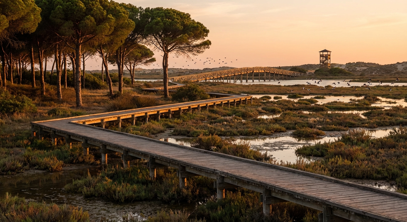 El sendero de los Toruños: naturaleza y aves entre marismas y pinares