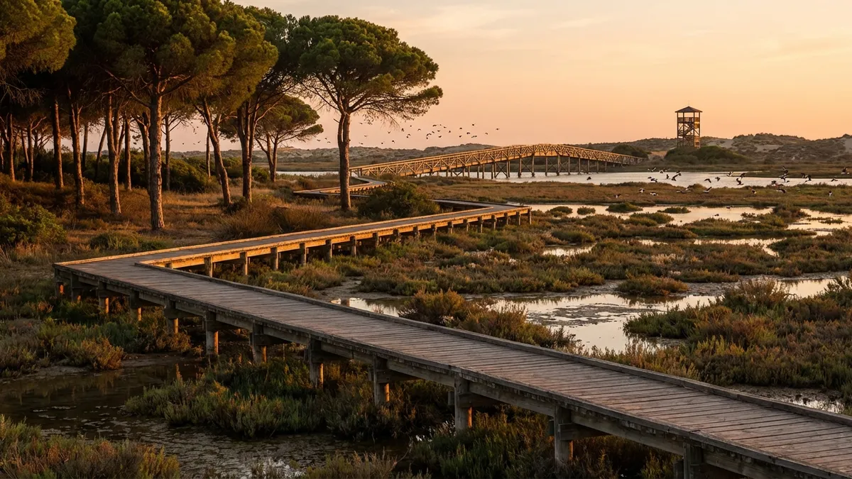 El sendero de los Toruños: naturaleza y aves entre marismas y pinares