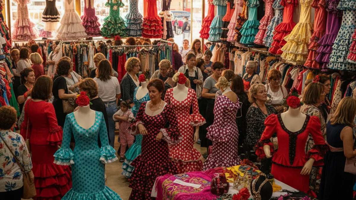 Mercadillo Solidario de Trajes de Flamenca: la Asociación Mujeres con Cáncer Bahía viste El Puerto de esperanza